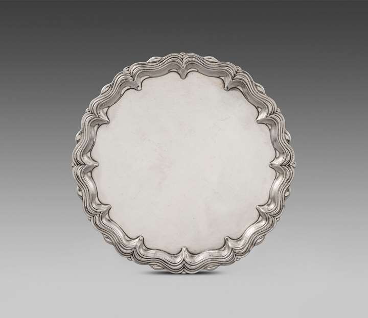 A George VI Salver
